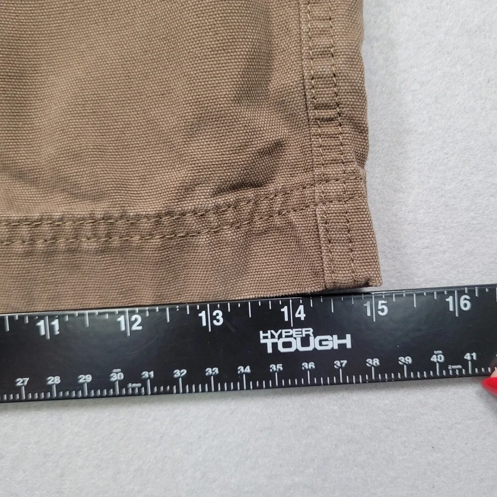 Columbia Mens Brown Roc II Shorts 42W 8L AM4358 Hiking Outdoor Cotton Canvas
